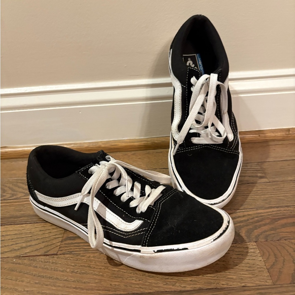 Vans Black and White UltraCush Sneakers